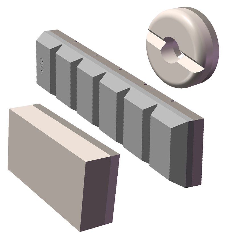 Plato de desgaste bimetálico
